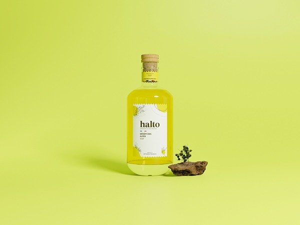 Rhum Arrangé Génépi des Alpes 70cl – En direct de Halto (Drôme)