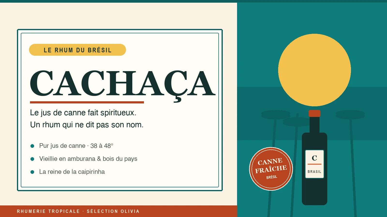 Le rhum du Brésil : la cachaça, ce rhum de canne qui ne dit pas son nom