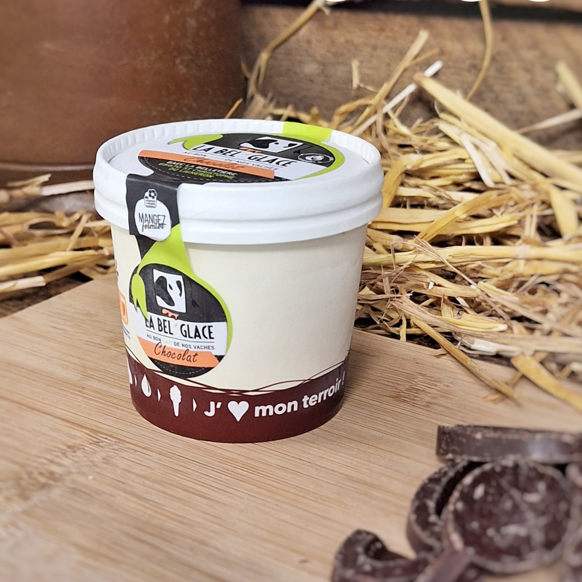 Crème glacée  Rhum Raisin 120ml HVE – En direct de La Bel’glace (Vendée)