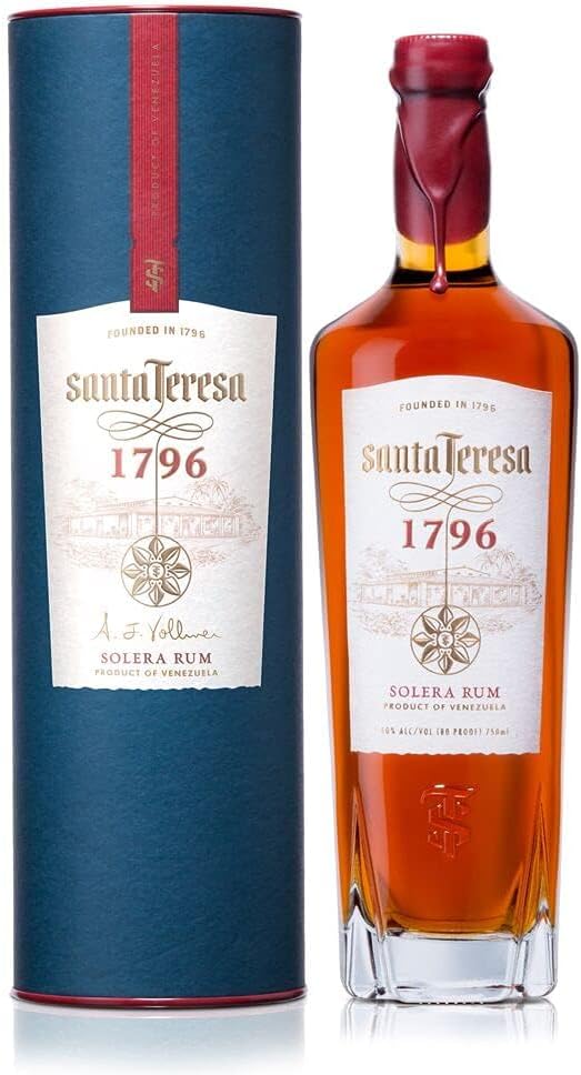 Santa Teresa 1796 , rhum ‘single estate’, rhum ambré Venezuela, 70 cl, 40%