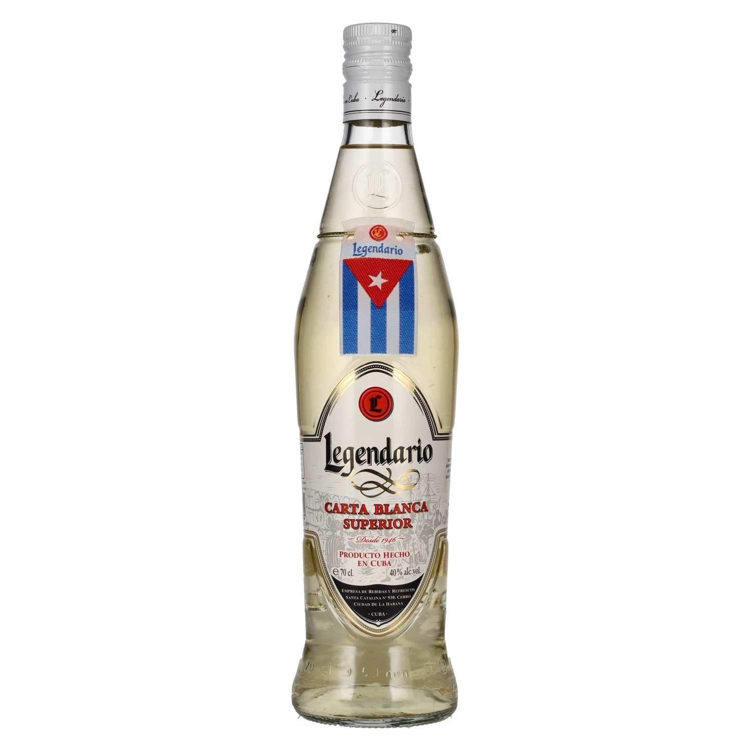 Rhum Legendario Legendario Carta Blanca 40% Vol. 0,7l