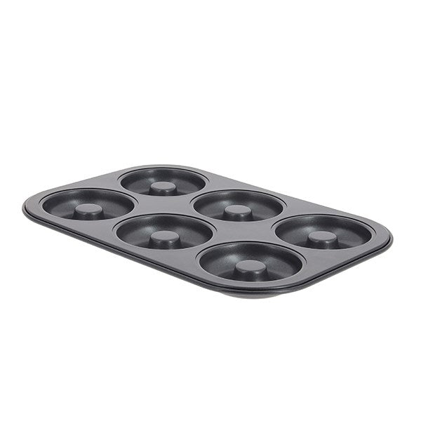 Plaque 6 mini savarins acier De Buyer